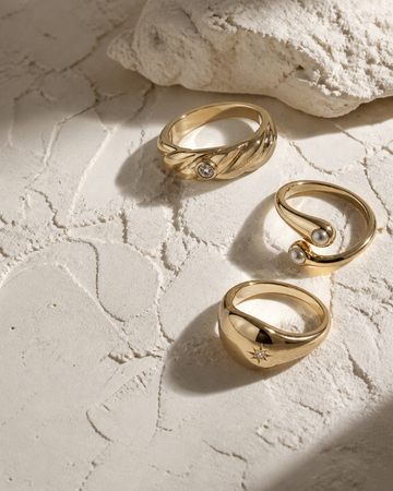 OVIAZEN gold rings collection