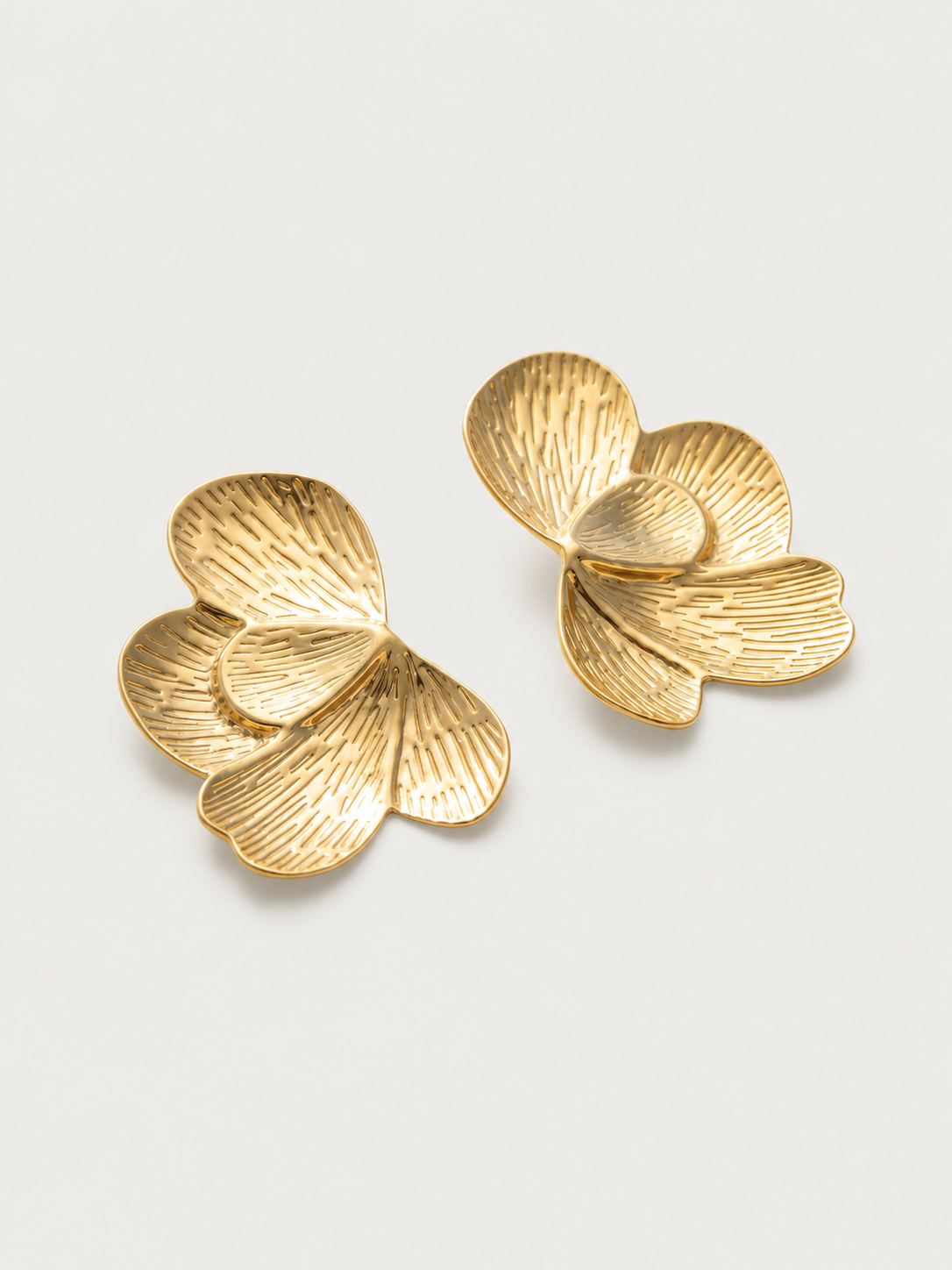 Sculpted Flower Earrings