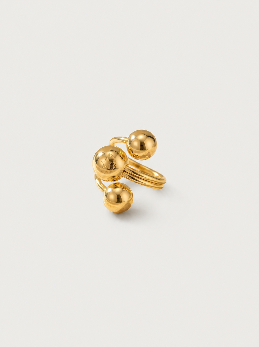 Sculptural Orb Ring