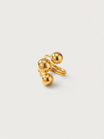 Sculptural Orb Ring