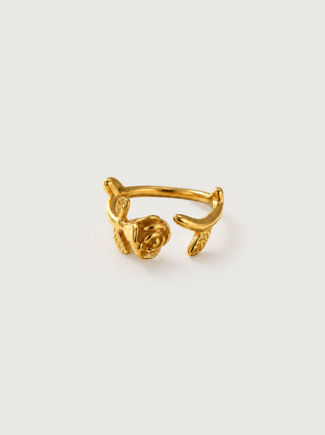 Rose Vine Open Ring