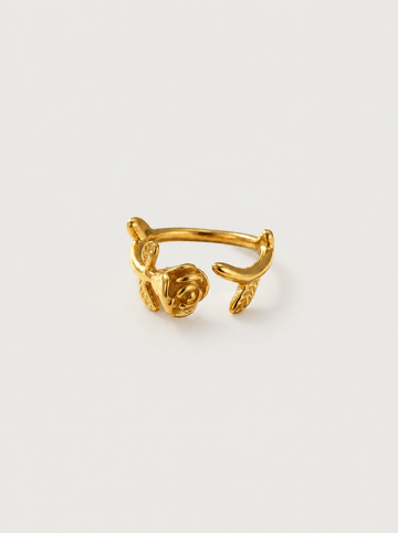 Rose Vine Open Ring