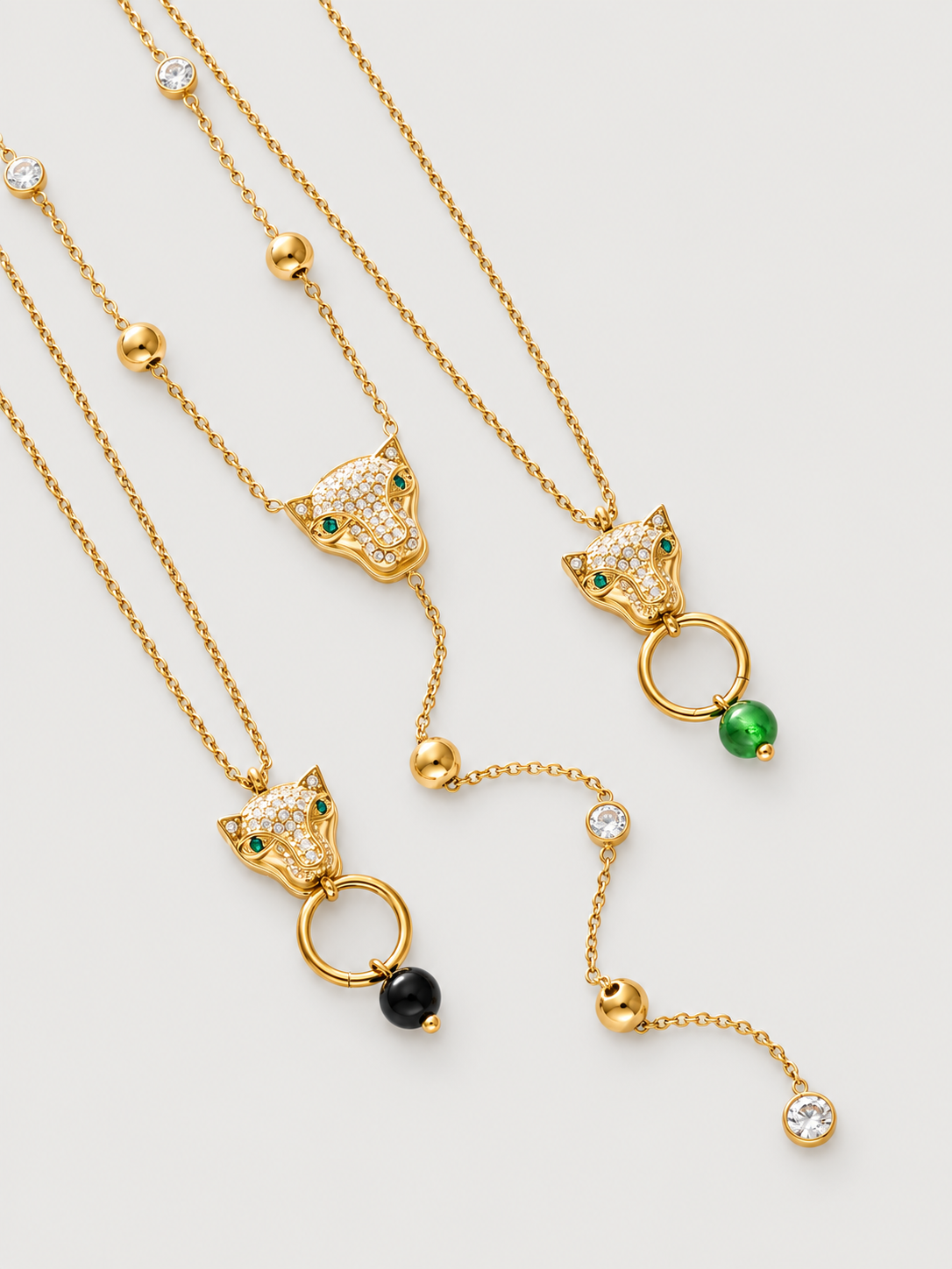 Crystal Panther Jewelry Collection — Choose Your Piece