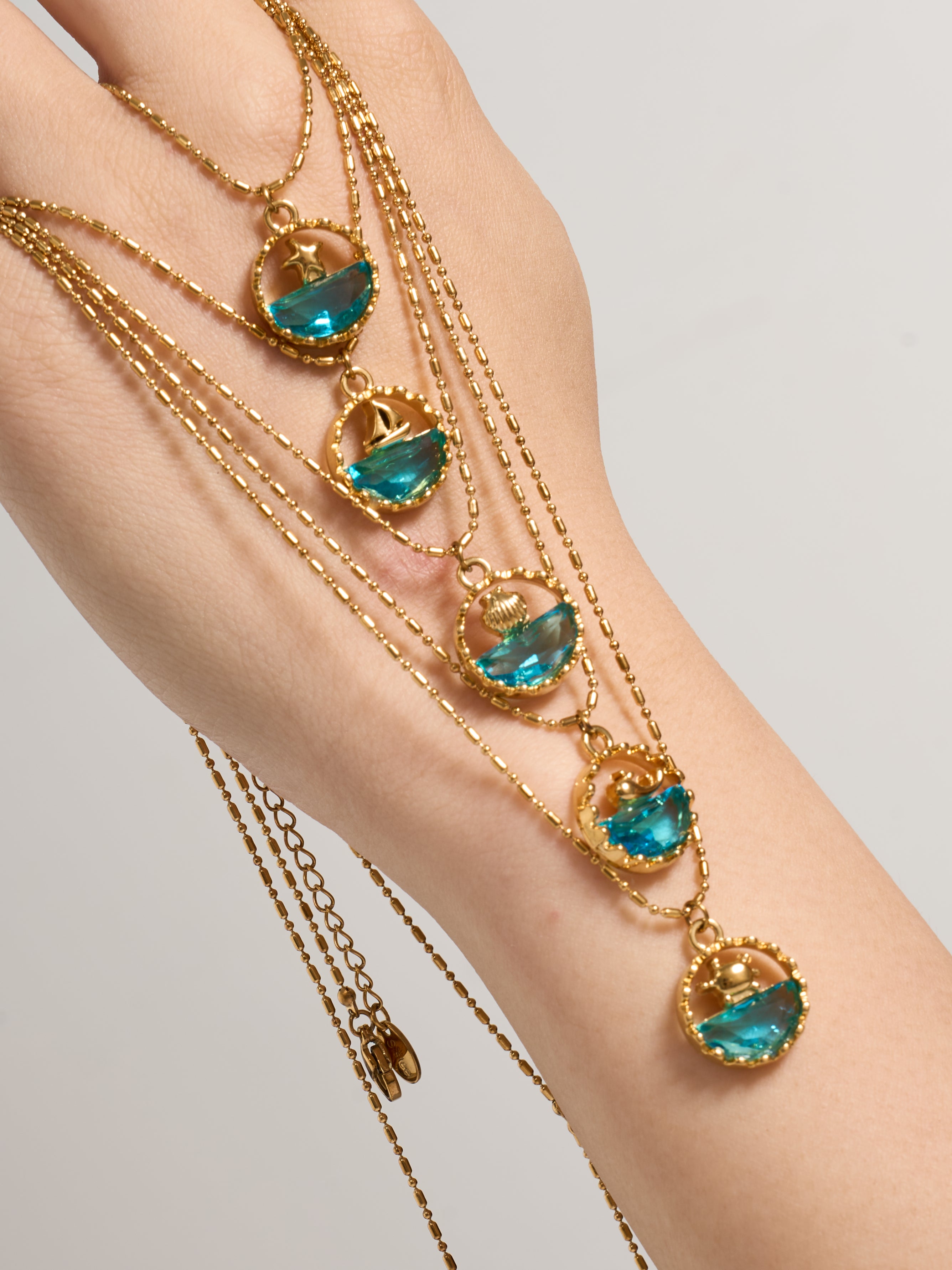Ocean Story Charm Necklace
