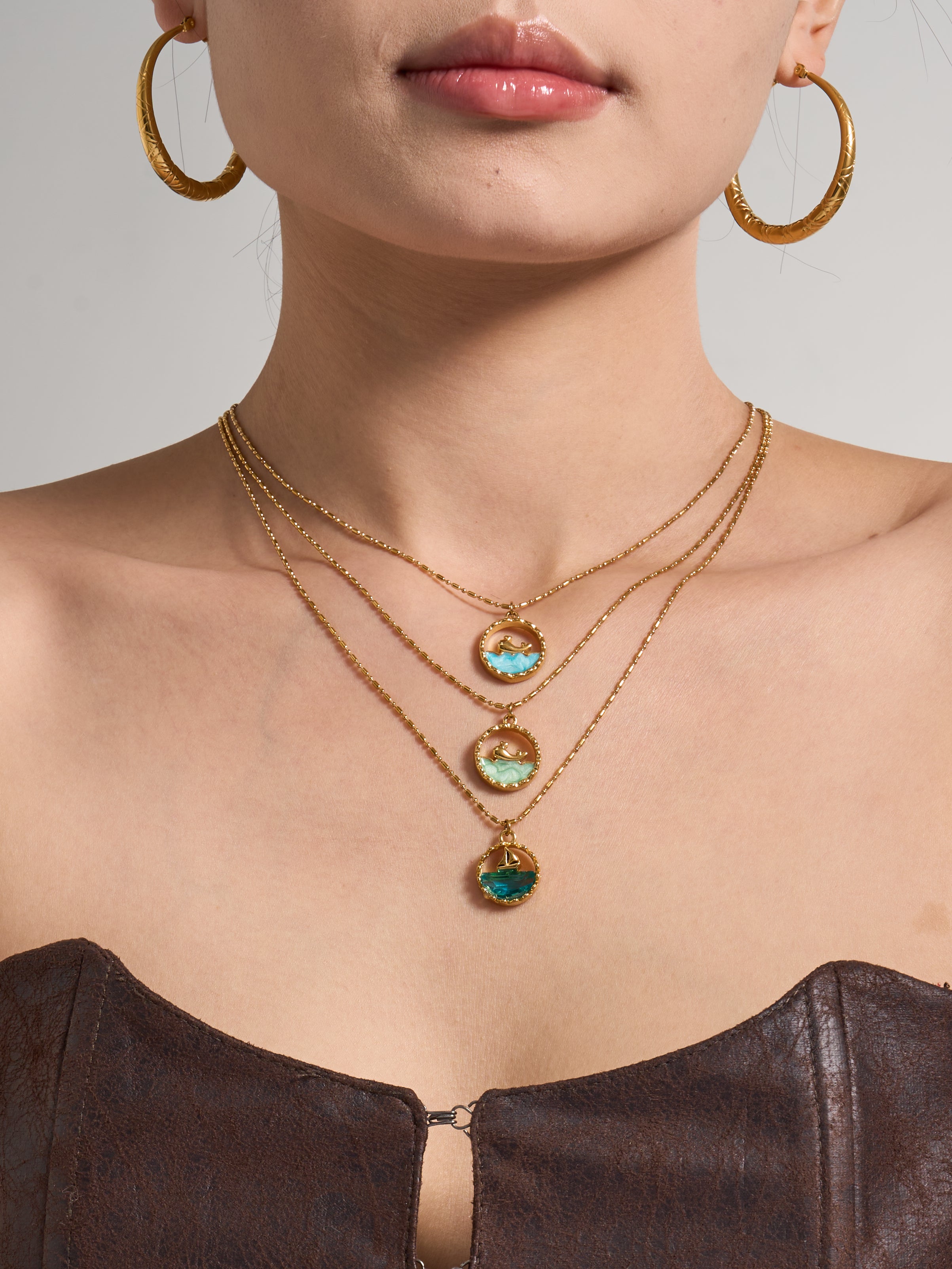 Ocean Story Charm Necklace