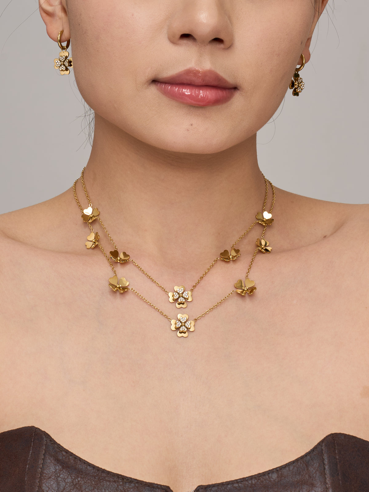 Four-Leaf Clover Jewelry — Choose Your Piece