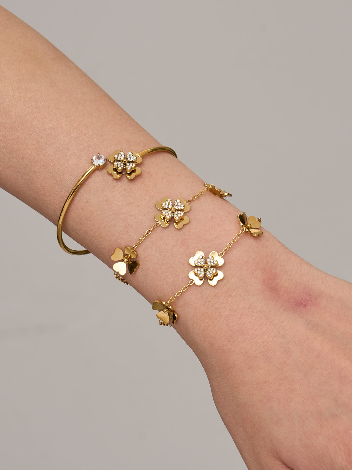 Four-Leaf Clover Jewelry — Choose Your Piece