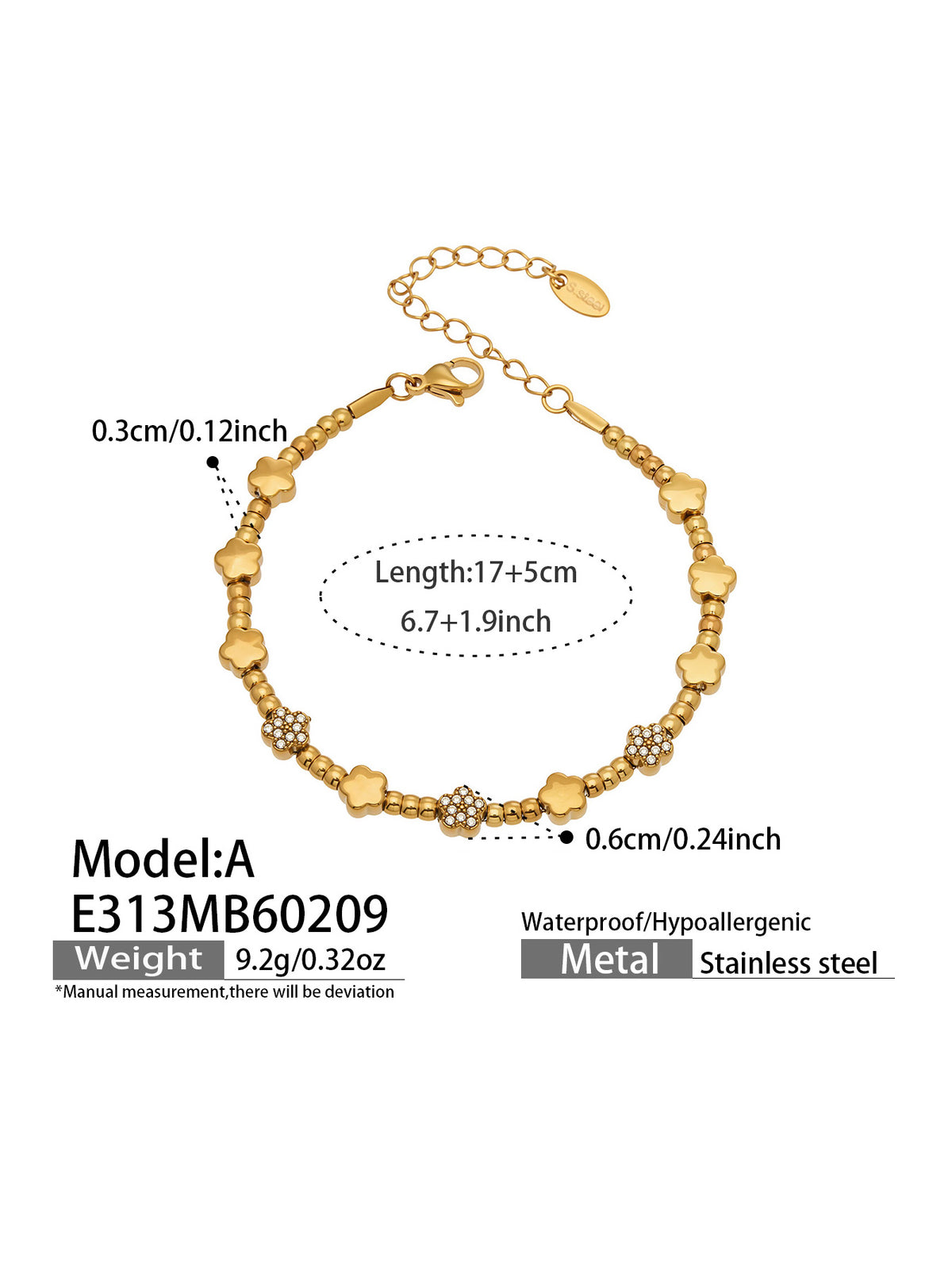 Modern Crystal & Beaded Bracelets — Choose Your Style