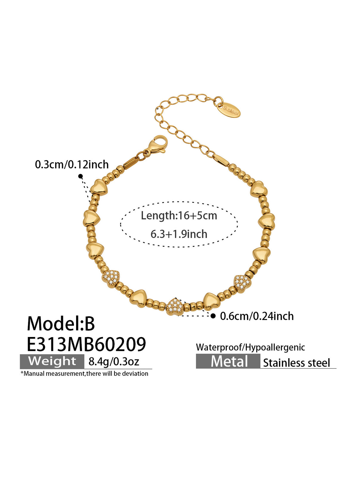 Modern Crystal & Beaded Bracelets — Choose Your Style