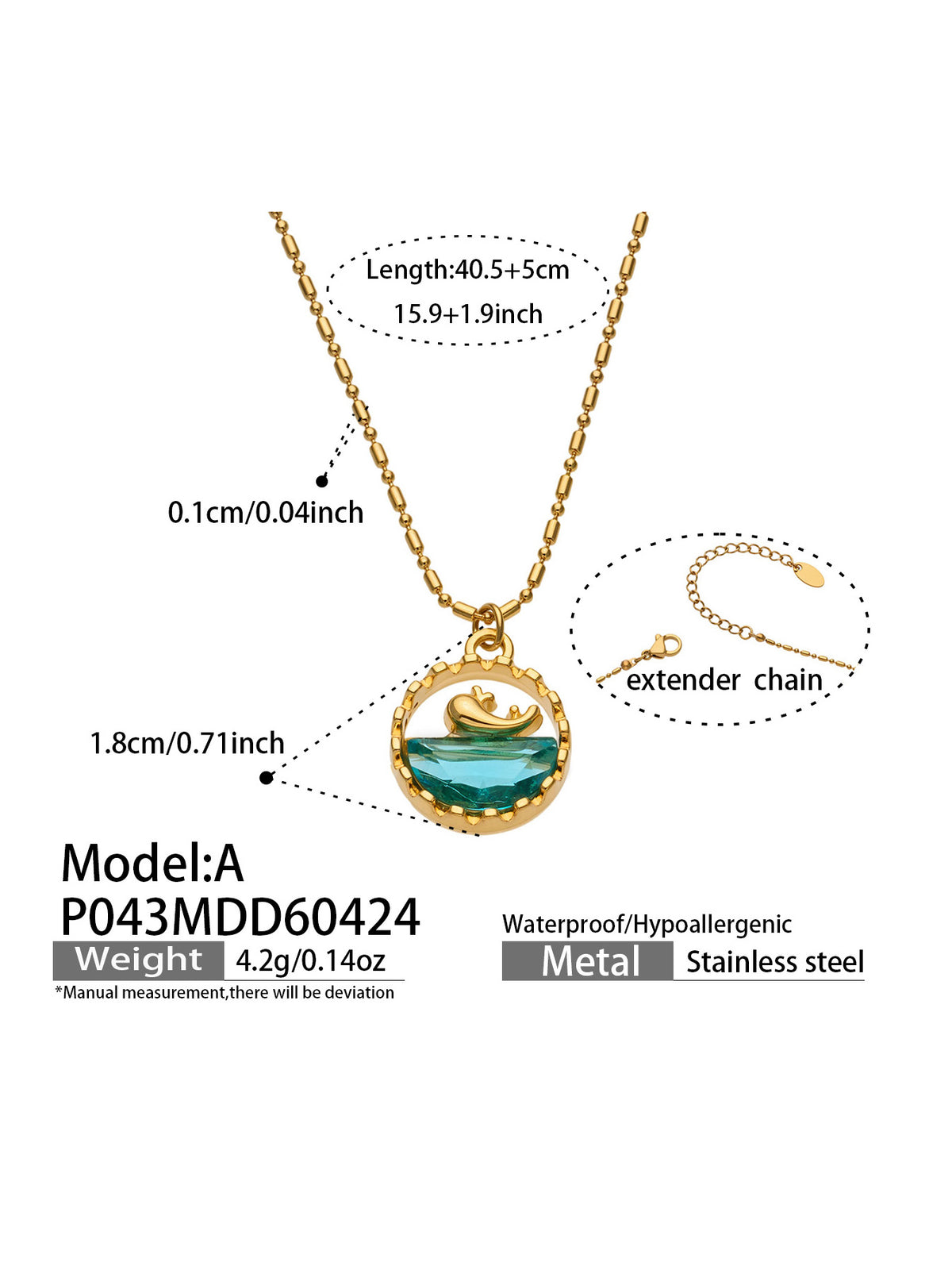 Ocean Story Charm Necklace