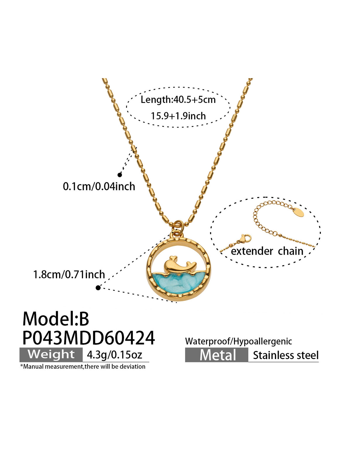 Ocean Story Charm Necklace