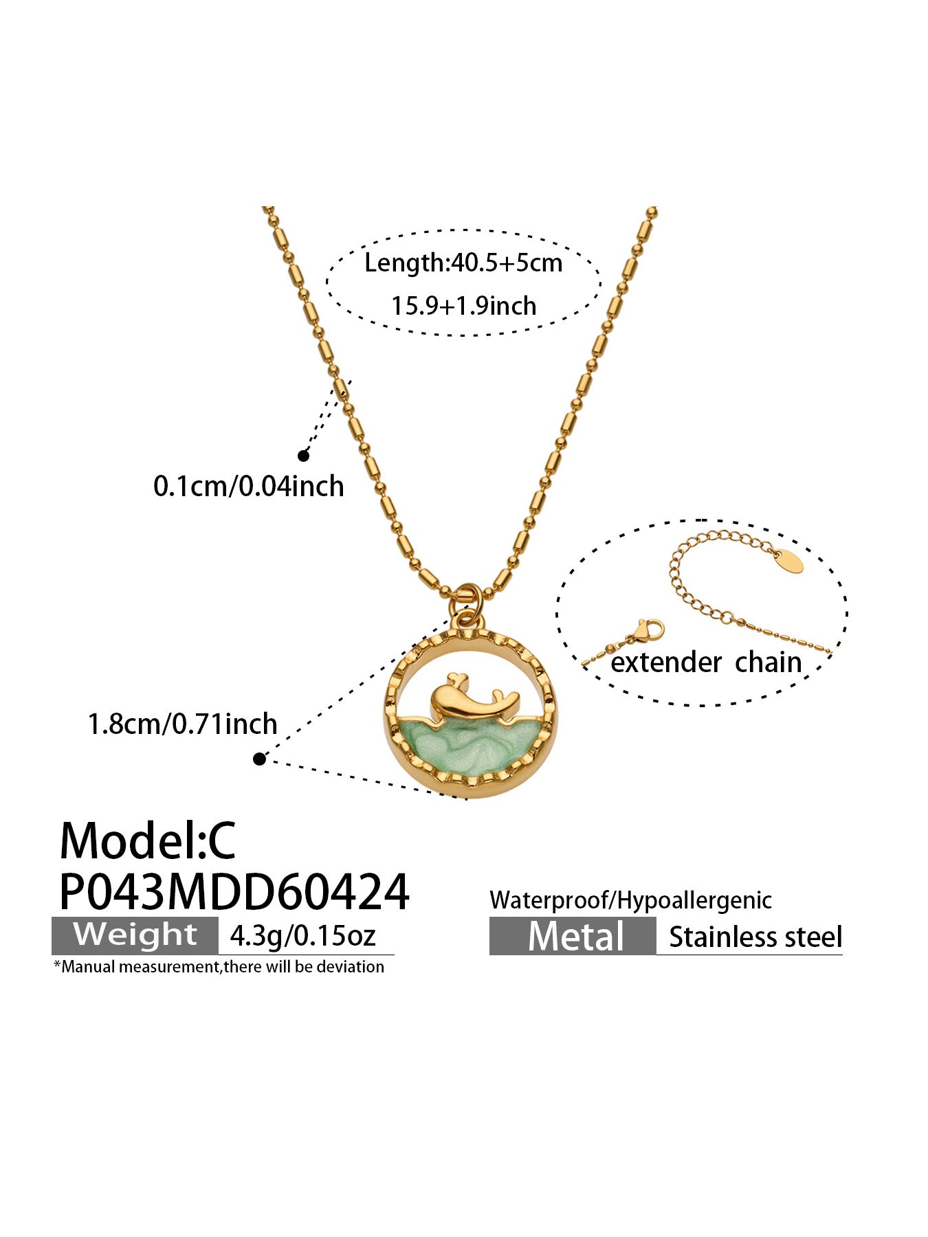 Ocean Story Charm Necklace
