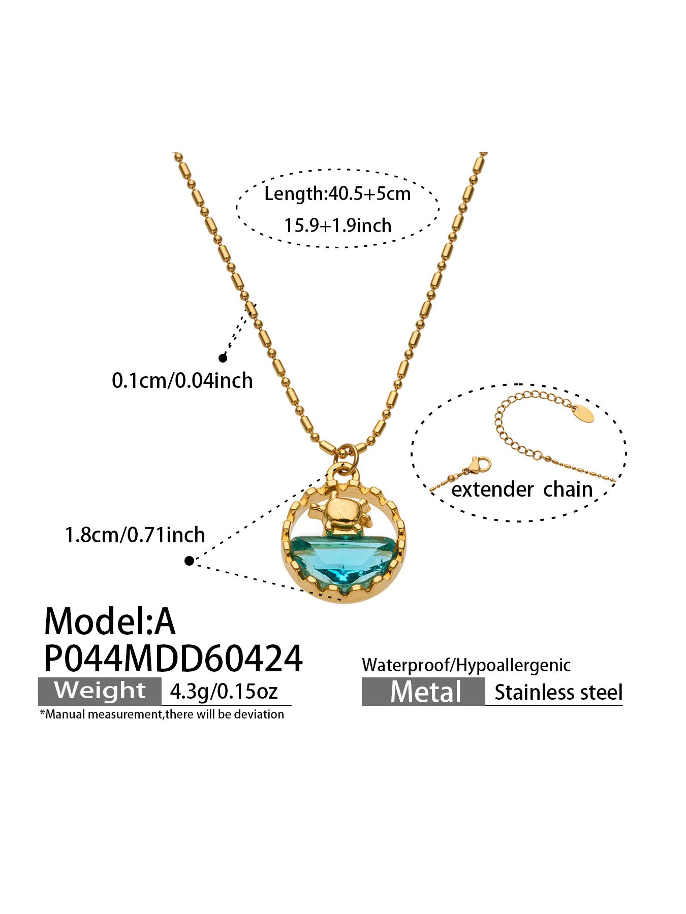 Ocean Story Charm Necklace
