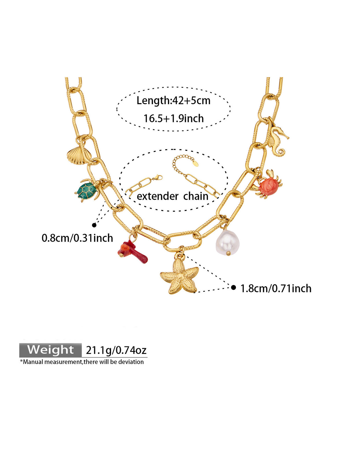 Ocean Wonders Necklace & Bracelet Set