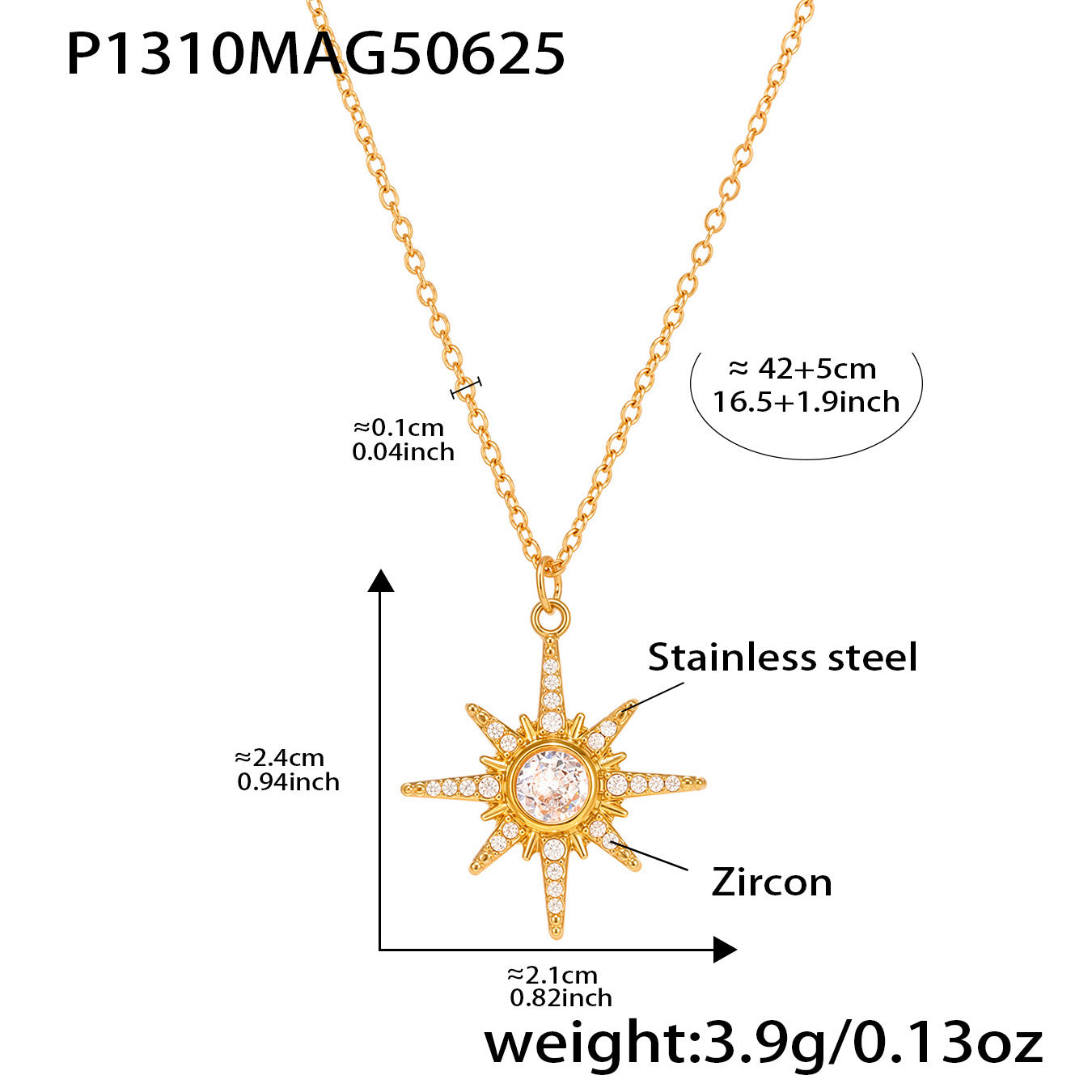 Golden Celestial Necklaces — Choose Your Style