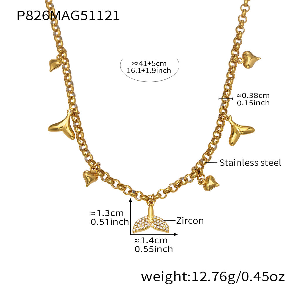 Ocean Talisman Charm Necklace