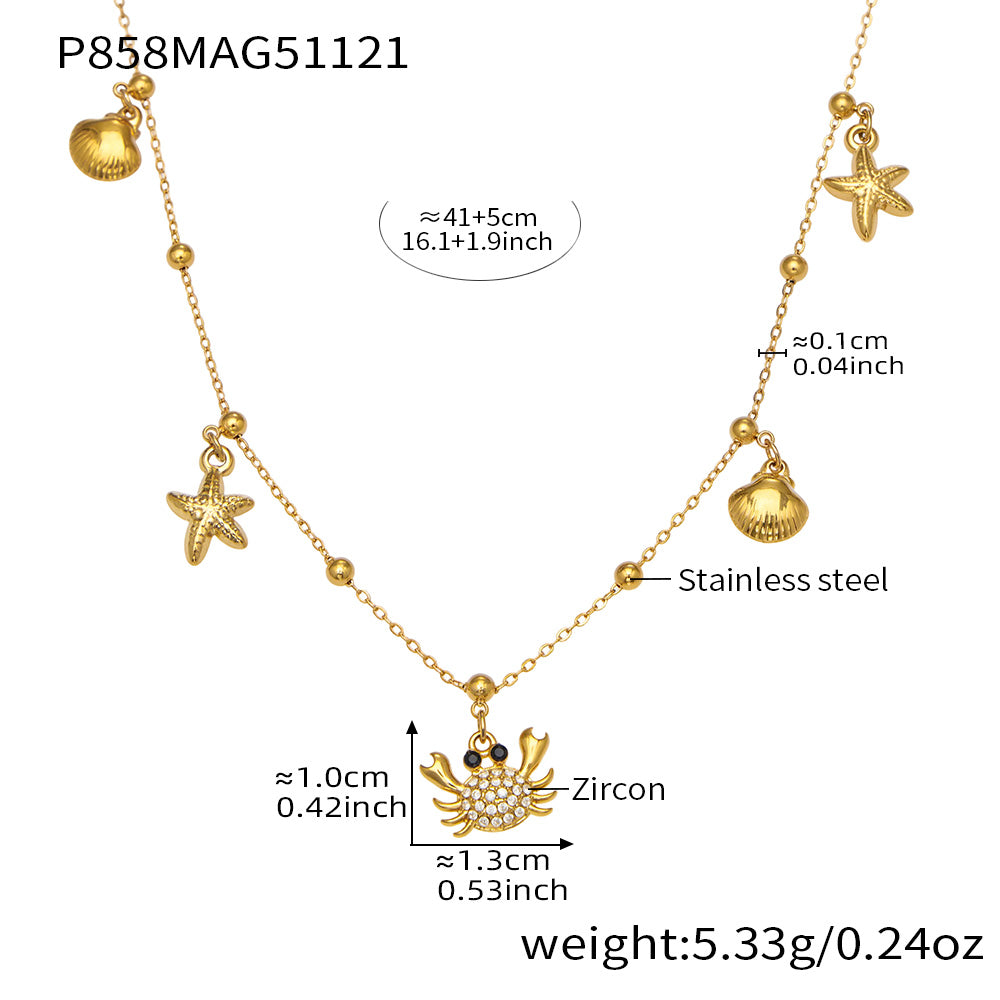 Ocean Talisman Charm Necklace