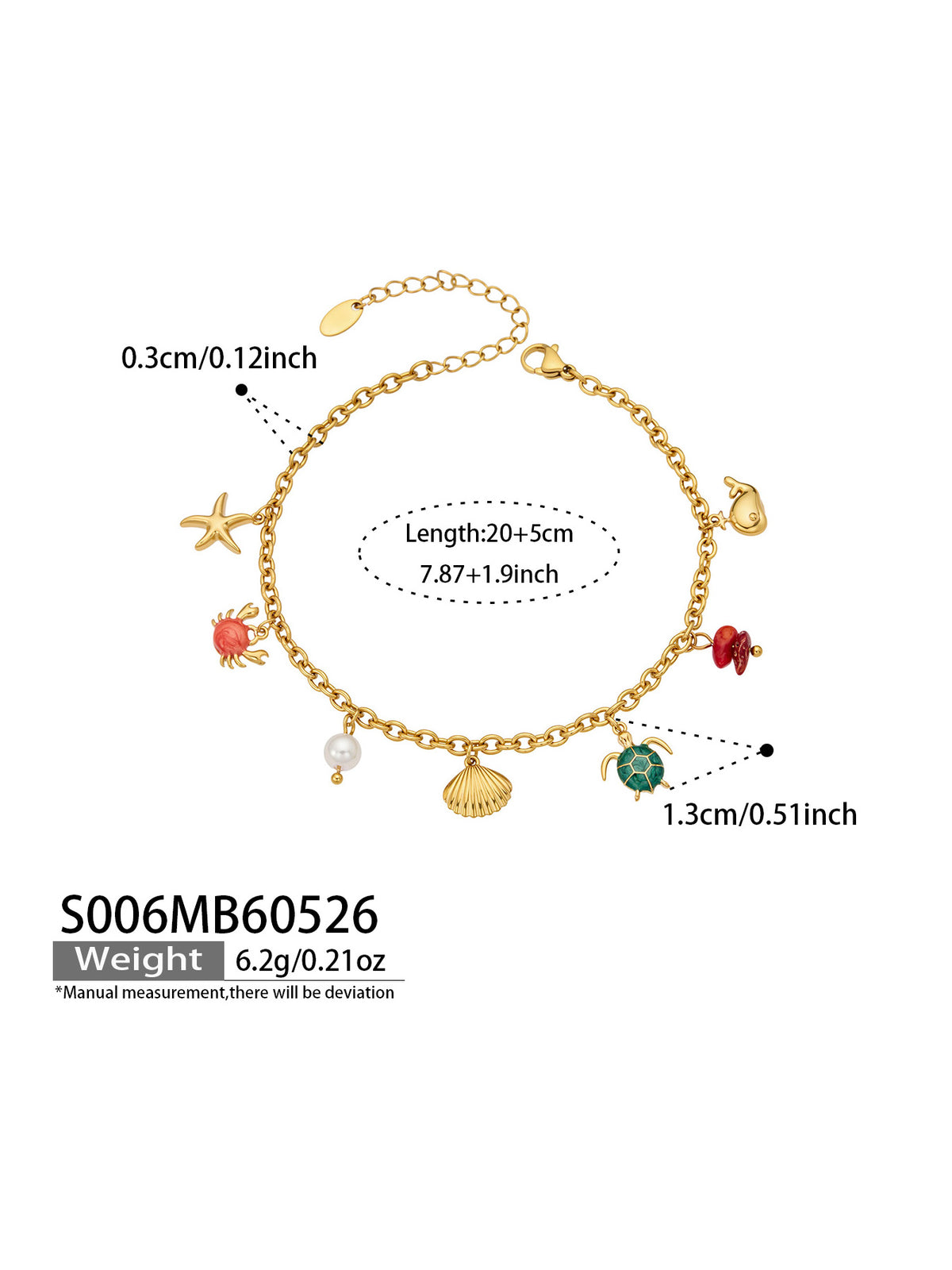 Ocean Wonders Necklace & Bracelet Set