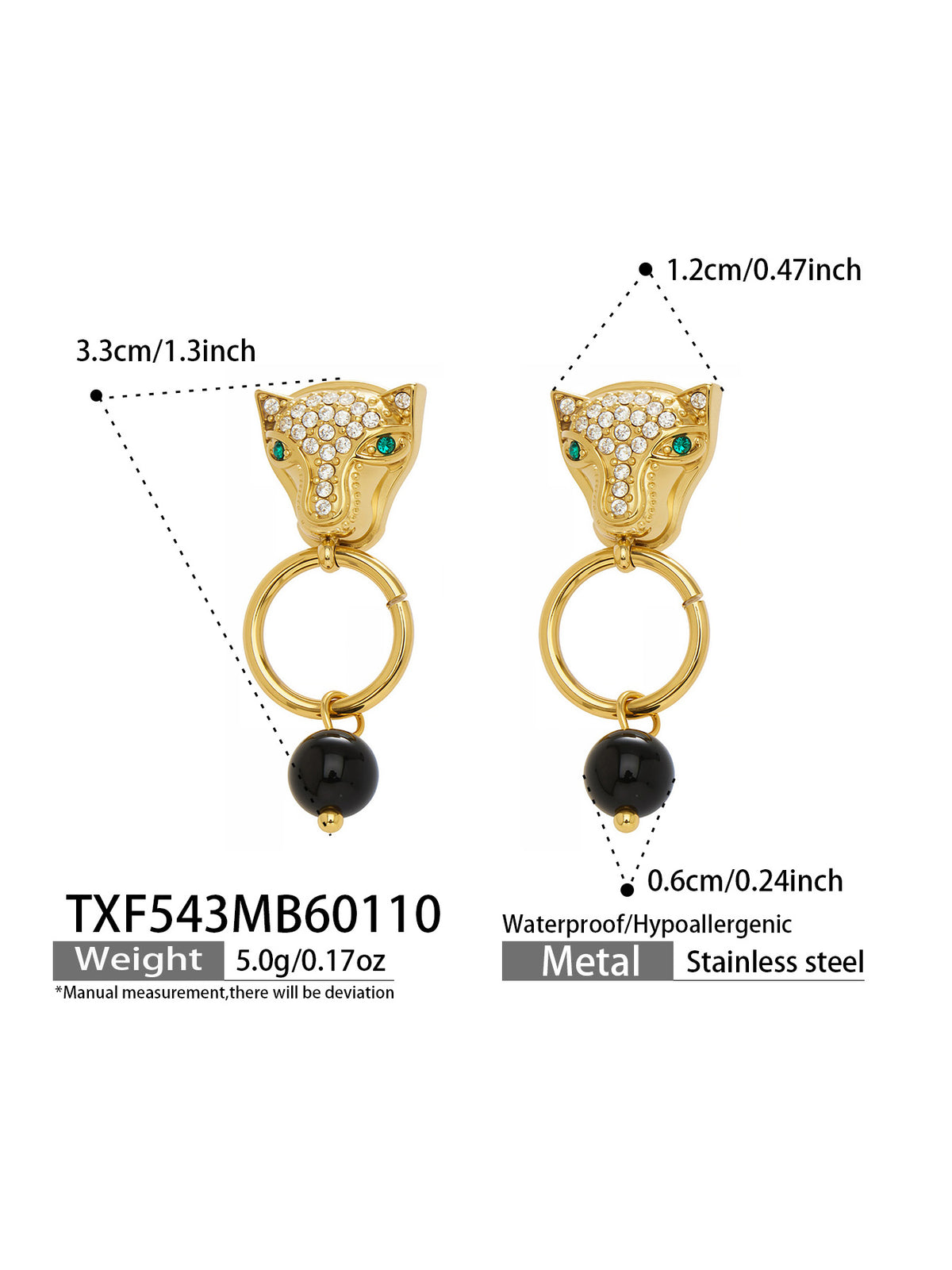 Crystal Panther Jewelry Collection — Choose Your Piece