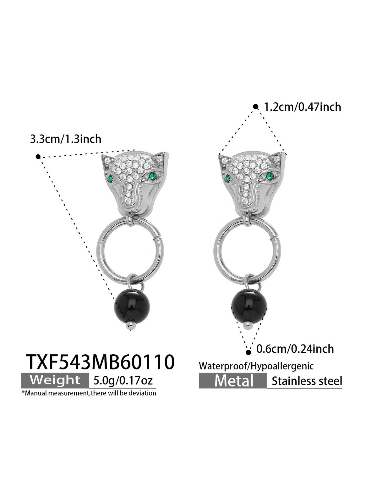 Crystal Panther Jewelry Collection — Choose Your Piece