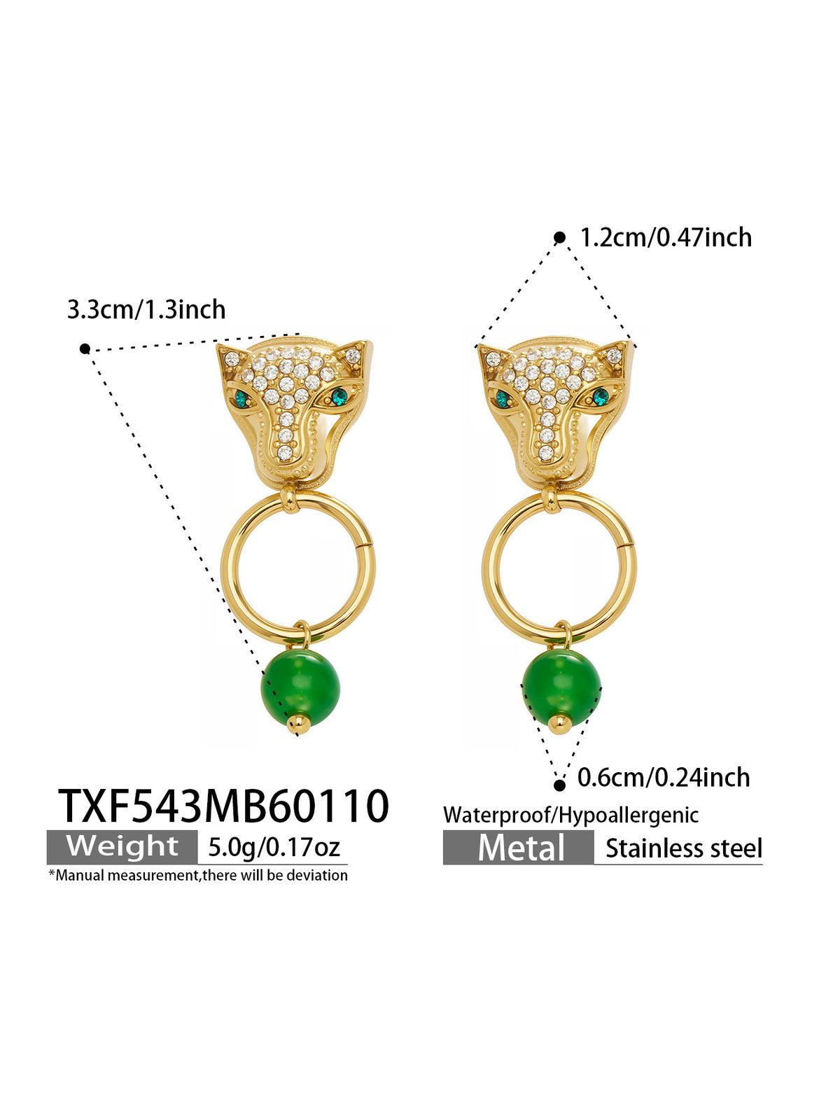 Crystal Panther Jewelry Collection — Choose Your Piece