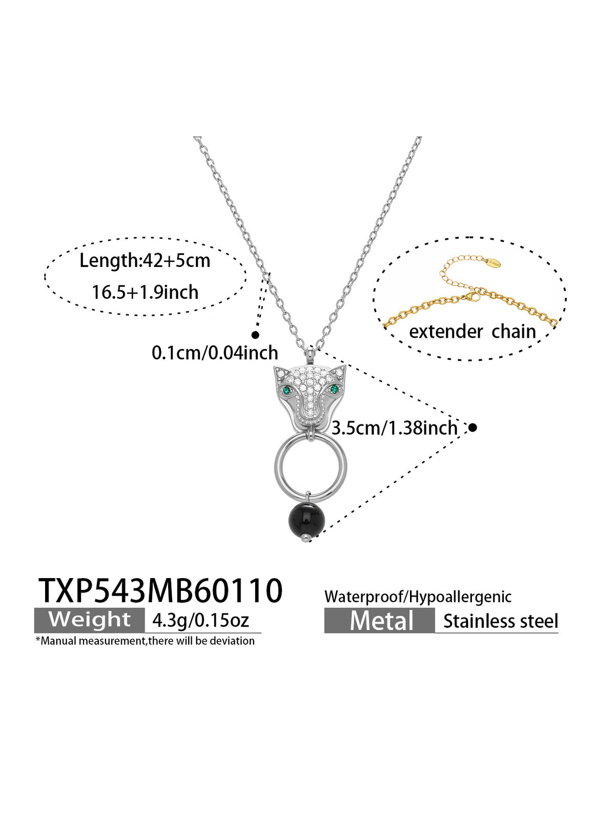 Crystal Panther Jewelry Collection — Choose Your Piece