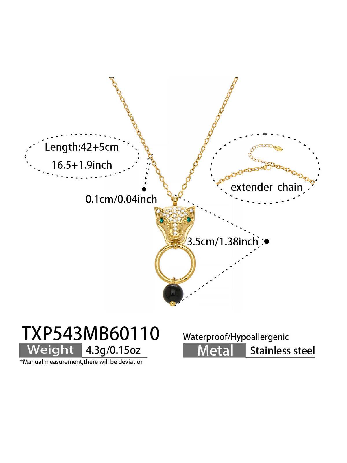 Crystal Panther Jewelry Collection — Choose Your Piece