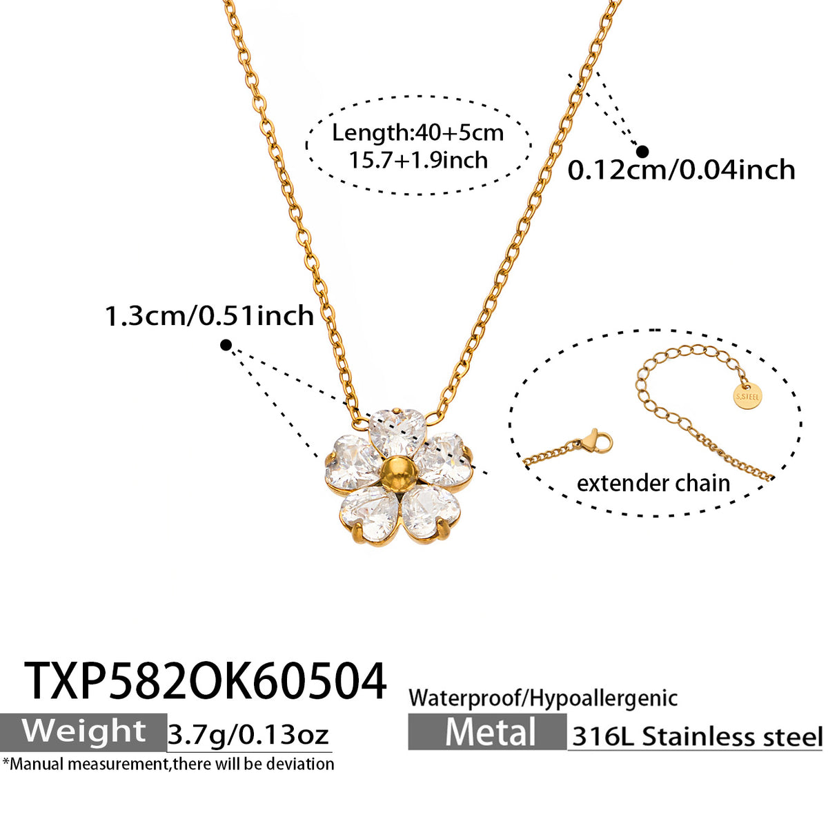 Crystal Flower Jewelry — Choose Your Piece