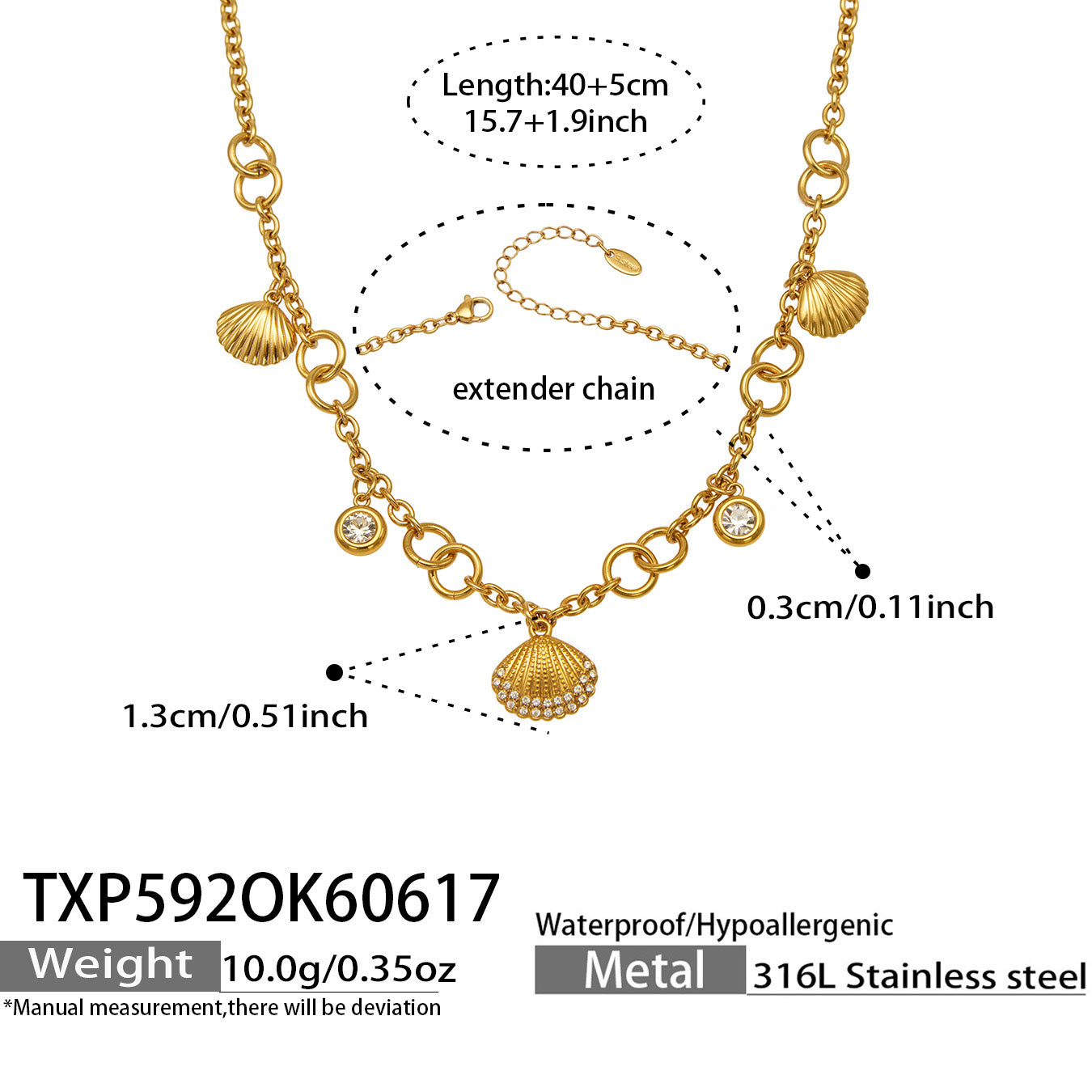 Ocean Shell Charm Jewelry — Choose Your Piece