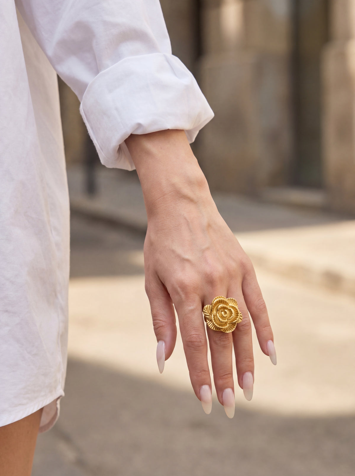 Sculpted Garden Statement Rings — Choose Your Style